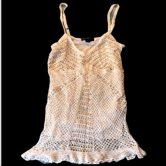 Rampage Tops - Rampage crochet beaded top